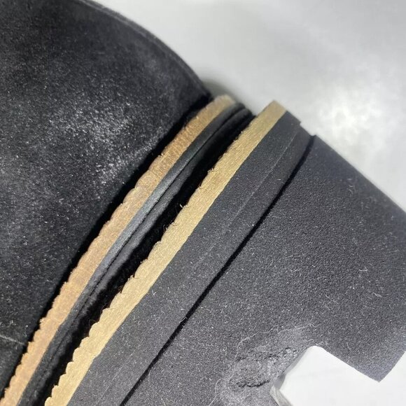 NEW DIBA TRUE Dubliner Chelsea Boot Size 7.5 Round Toe Platform Pull-On Suede - Picture 2 of 10